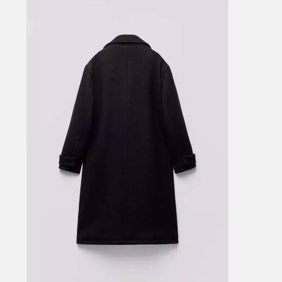 NWT ZARA Wool Toggle Coat ZW Limited Edition 3057/783 Bloggers Fave  Medium - Picture 8 of 12